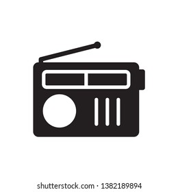Radio icon vector design template