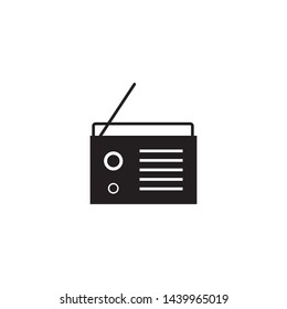 radio icon vector design template