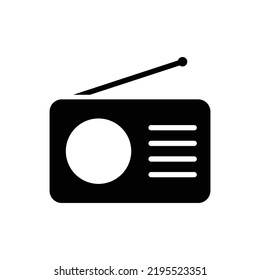 radio icon vector design template in white background