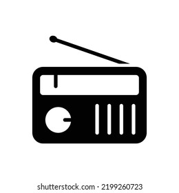 radio icon vector design template