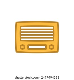 radio icon vector design template elegant style