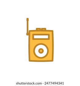 radio icon vector design template elegant style