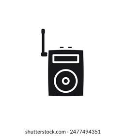 radio icon vector design template elegant style