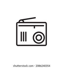 radio icon vector design templates