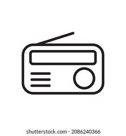 radio icon vector design templates