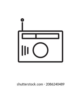 radio icon vector design templates