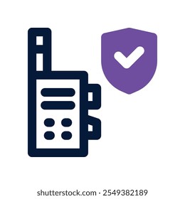 Icono de radio. Icono de Vector de doble tono para su Sitio web, móvil, presentación y diseño de logotipo.
