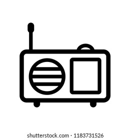 Radio Icon Vector. EPS 10.
