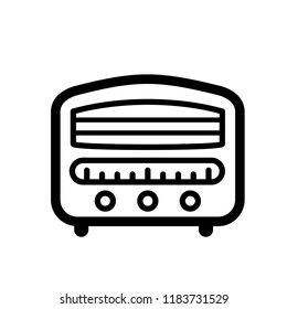 Radio Icon Vector. EPS 10.