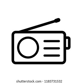 Radio Icon Vector. EPS 10.
