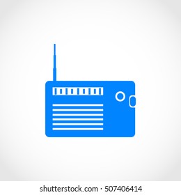 radio icon vector, flat design best vector icon