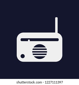 radio icon. Vector illustration