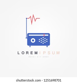 Radio icon. Vector illustration