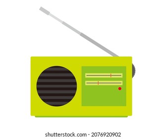 Radio. Icono Ilustración del vector.