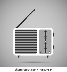 Radio icon. Vector illustration