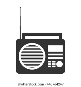 Radio icon. Vector illustration