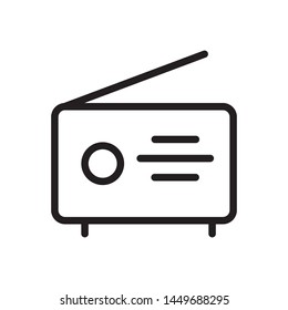 Radio Icon Vector Illustration Design