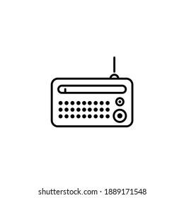Radio Icon Vector Illustration Design