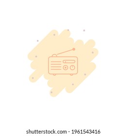 Radio Icon Vector Illustration Design