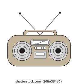 Radio Icon Vektorillustration Design Vorlage