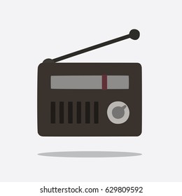 Radio icon, vector illustration design. Electronic objects collection.