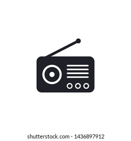 Radio Icon Vector Illustration Eps