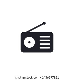 Radio Icon Vector Illustration Eps