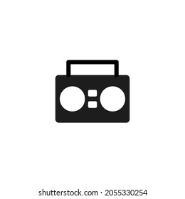 Radio icon. Vector illustration for graphic design, Web, UI, app. 