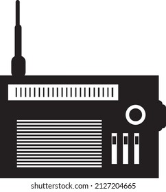 radio icon vector illustration on white background..eps
