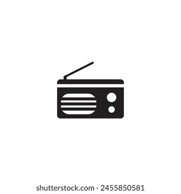 radio icon vector ilustration logo design