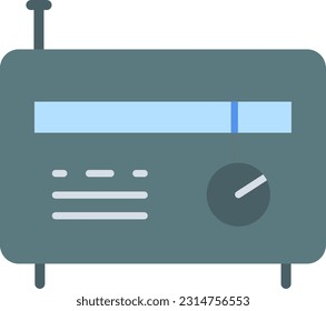 Radio icon vector image. Suitable for mobile application web application and print media.