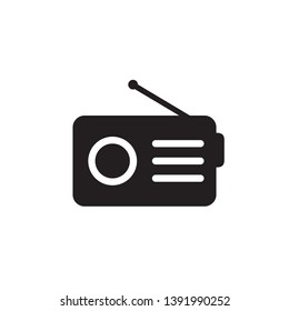 radio icon vector logo template