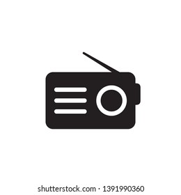 radio icon vector logo template