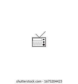 Radio Icon Vector Logo Template Illustration Design


B