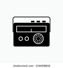 Radio Icon - Vector Sign and Symbol for Design, Presentation, Website or Apps Elements. 