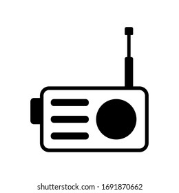 Radio icon vector sign and symbols