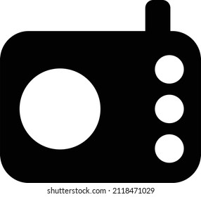 radio icon vector, radio icon, simple radio icon for your design needs