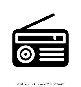 Radio Icon Vector Symbol Design Illustration