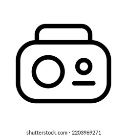 Ilustración de diseño de símbolo del vector de icono de radio