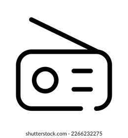 Radio Icon Vector Symbol Design Illustration