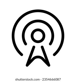 Radio Icon Vector Symbol Design Illustration
