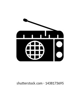 radio icon vector template design