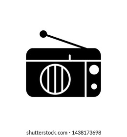 radio icon vector template design