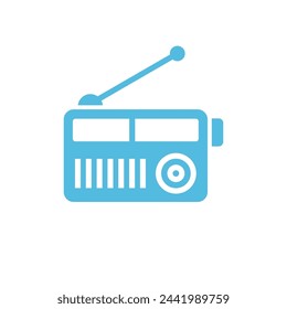 Radio Icon Vector Template Illustration Design