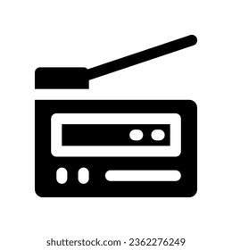 icono de la radio. icono vector para tu sitio web, móvil, presentación y diseño de logotipo.