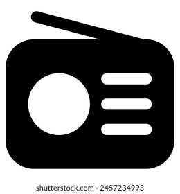 Radio icon for web, app, infographic, etc
