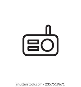 Radio Icon for Website, UI UX Essential, Symbol, Presentation, Graphic resources