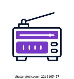 radio icon for your website, mobile, presentation, and logo design.