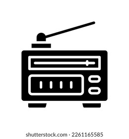 icono de radio para tu sitio web, móvil, presentación y diseño de logotipo.