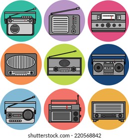 Radio Icons